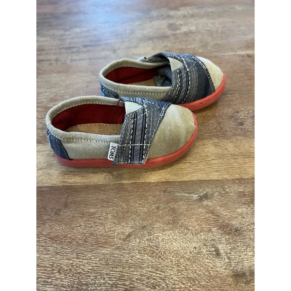 TOMS Toddler‎ Baby  Boys Bimini Sneakers Shoes Casual Size 5T